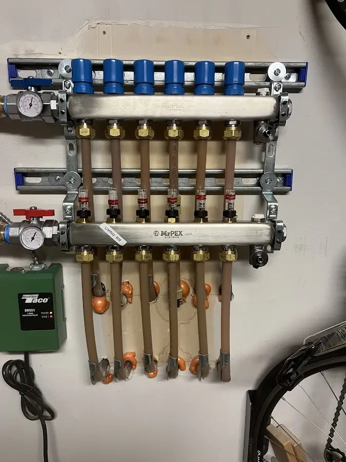 Plumber performing Leak Detection at a residential property in Willard